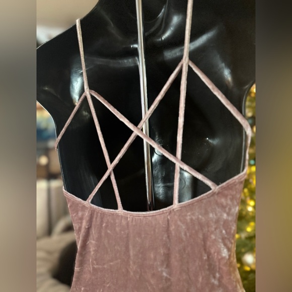 Forever 21 Blush Velvet bodysuit - Picture 5 of 7